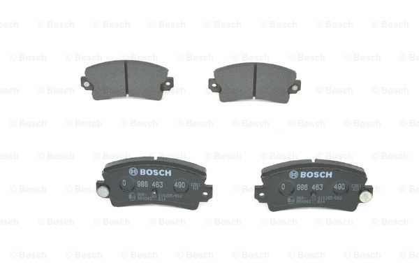 BOSCH (0986463490) ДИСКОВЫЕ КОЛОДКИ ЗАДНИЕ