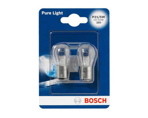 BOSCH (1987301016) Лампа PURE LIGHT P21/5W 12V 21/5W (блистер) (компл 2 шт)
