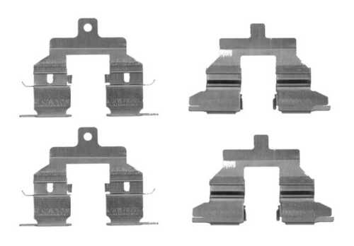 BOSCH (1987474715) Пластина NISSAN Qashqai (06-13),Tiida (07-) колодок тормозных задних противоскрипная (комп.) BOSCH