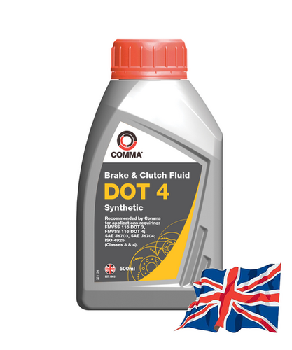 COMMA (BF4500M) Жидкость тормозная COMMA 0,5л DOT 4 Brake Fluid