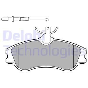 DELPHI (LP1607) Колодки торм.пер.