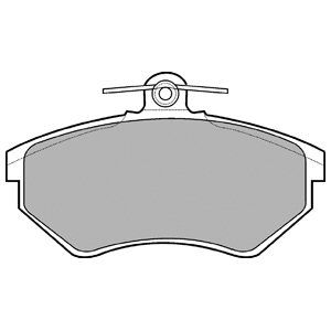 DELPHI (LP770) Колодки торм.пер. [вентил.] (толщ. 16мм)