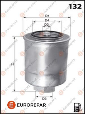 EUROREPAR (E148133) Фильтр топливный MAZDA/TOYOTA DIESEL