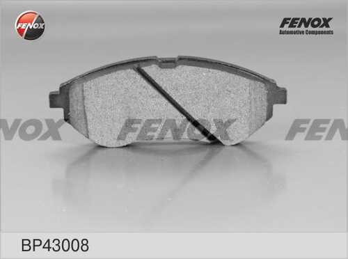 FENOX (BP43008) Колодки тормозные дисковые