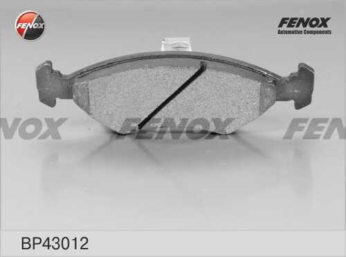 FENOX (BP43012) Колодки тормозные KIA SEPHIA/SHUMA 1.5-1.8 95- передние