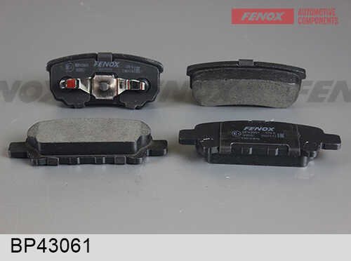 FENOX (BP43061) Колодки тормозные MITSUBISHI LANCER IX 03>OUTLANDER 03>08 задние