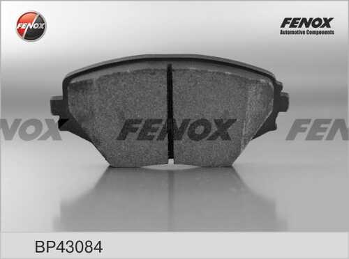 FENOX (BP43084) Колодки тормозные дисковые Toyota RAV4 II 00-05