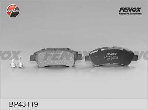 FENOX (BP43119) Колодки тормозные дисковые