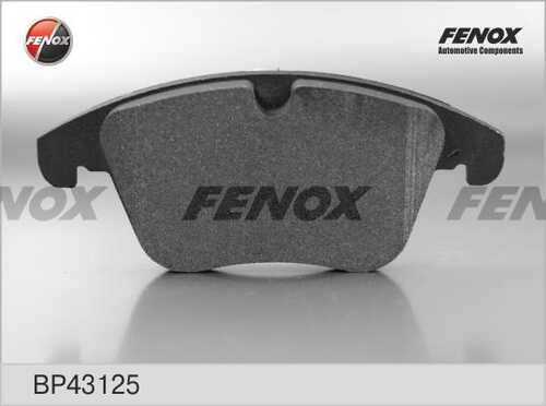 FENOX (BP43125) Колодки тормозные FORD MONDEO 07>/S-MAX 06>/VOLVO S80 06>/XC70/V70 07> передние