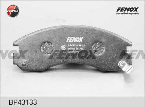 FENOX (BP43133) Колодки тормозные MITSUBISHI OUTLANDER 03>/PAJERO 90>00/00> передние