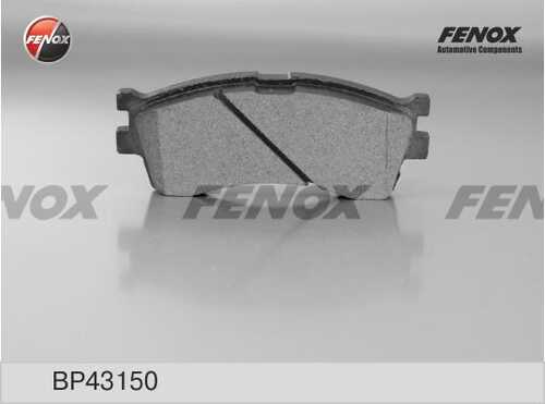 FENOX (BP43150) Колодки тормозные KIA CLARUS 96-/RIO/SHUMA 00-/SPECTRA (ИЖ) передние