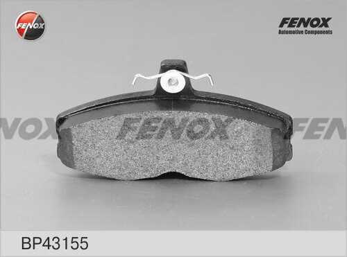 FENOX (BP43155) Колодки тормозные дисковые