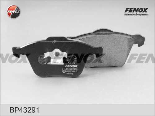 FENOX (BP43291) Колодки тормозные VOLVO S60/V70/S80/XC70/XC90 98- передние