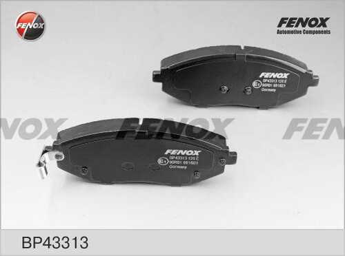 FENOX (BP43313) Колодки тормозные CHEVROLET SPARK 10- передние