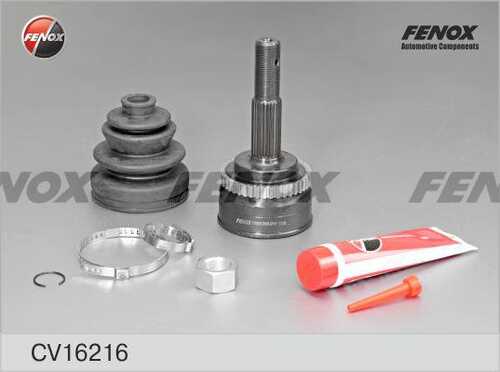 FENOX (CV16216) ШРУС NISSAN ALMERA N15/SUNNY N14 1.4-2.0D 90-00 нар. +ABS