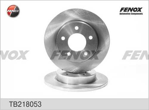 FENOX (TB218053) Диск тормозной MAZDA 3 1.4-2.0 03- задний