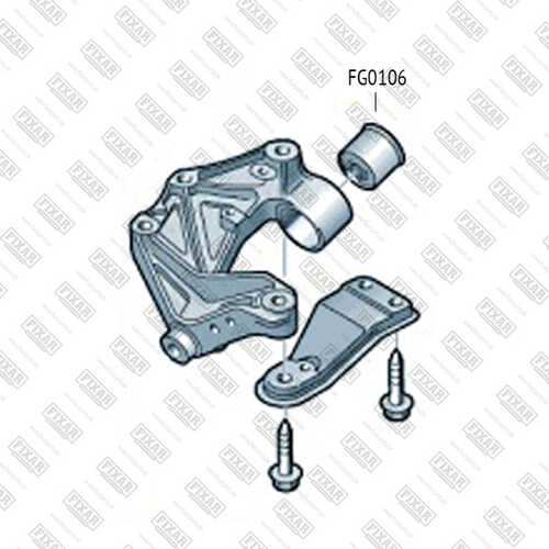 FIXAR (FG0106) Сайлентблок задний переднего рычага, без кронштейна
