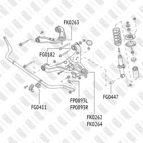 FIXAR (FG0182) Сайлентблок нижний переднего рычага