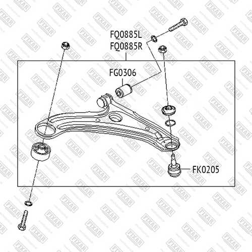 FIXAR (FK0205) Опора шаровая HYUNDAI SOLARIS 10-/ACCENT/GETZ/KIA RIO IV 11-/VENGA 10- лев/прав.