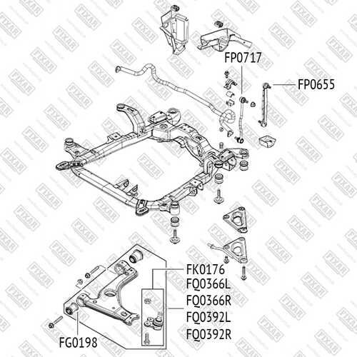 FIXAR (FP0655) Тяга стабилизатора OPEL ASTRA G/H/ZAFIRA A/B пер.подв.лев/прав.