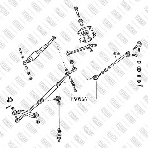 FIXAR (FS0566) Наконечник рулевой тяги левый/правый