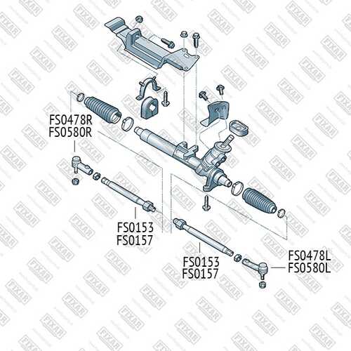 FIXAR (FS0580L) Наконечник рулевой тяги левый