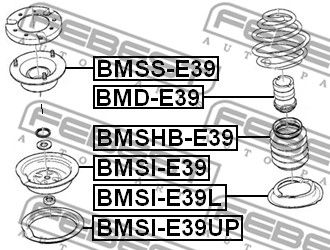 FEBEST (BMSHBE39) Пыльник амортизатора BMW 5(E39) 95-04 пер.