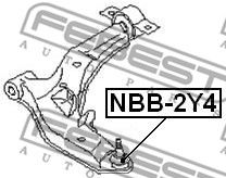 FEBEST (NBB2Y4) ПЫЛЬНИК ОПОРЫ ШАРОВОЙ