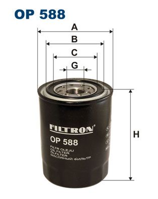 FILTRON (OP588) Фильтр масляный
