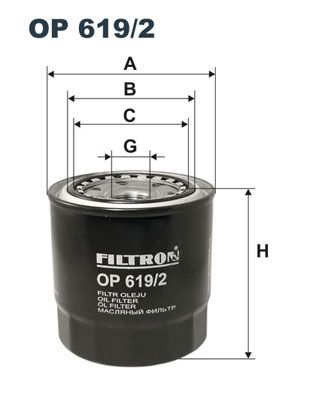 FILTRON (OP6192) Фильтр масляный OP619/2