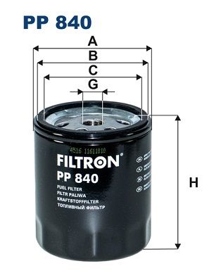 FILTRON (PP840) Фильтр топливный