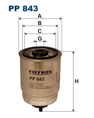 FILTRON (PP843) Фильтр топливный