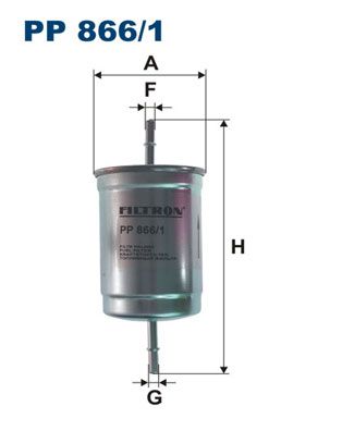 FILTRON (PP8661) Фильтр топл.VOLVO 940,S40,V40,S60,V70,S80