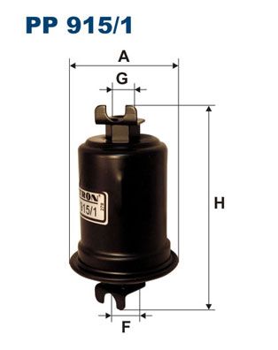 FILTRON (PP9151) Фильтр топл.HYUNDAI SONATA