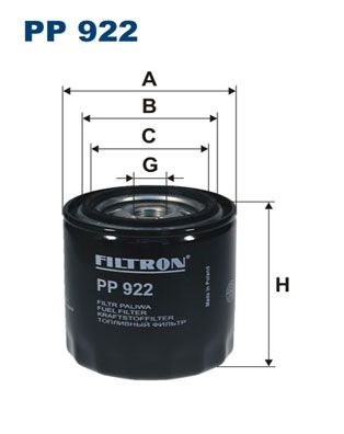 FILTRON (PP922) Фильтр топливный