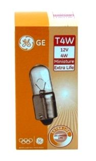 GENERAL ELECTRIC (77059) OSRAM-3893 Лампа (10шт в упаковке) T4W Extra life 4W