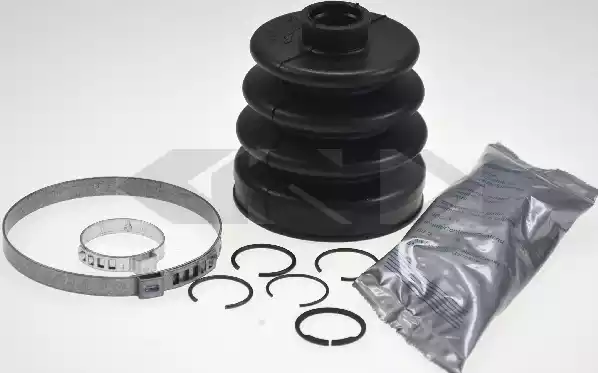 LOEBRO (300364) Пыльник ШРУСа наружн к-кт MAZDA: 323 1.6/1.8 -94, MITSUBISHI: GALANT 1.8 87-92, COLT 1.3/1.5 -92, 1.3 -96, LANCER -94, HYUNDAI: S COUPE -96