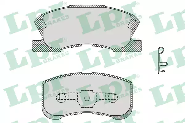 AP (05P1042) Колодки тормозные дисковые передн DAIHATSU: MOVE 98-, SIRION 98-05, YRV 01-