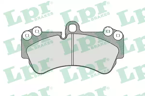 AP (05P1226) Колодки тормозные дисковые передн PORSCHE: CAYENNE 02-, VW: TOUAREG 02-
