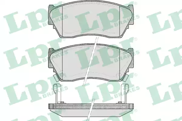 AP (05P520) Колодки тормозные дисковые передн NISSAN: 100 NX 90-94, SUNNY III 90-95, SUNNY III Hatchback 90-95, SUNNY III Liftback 90-95
