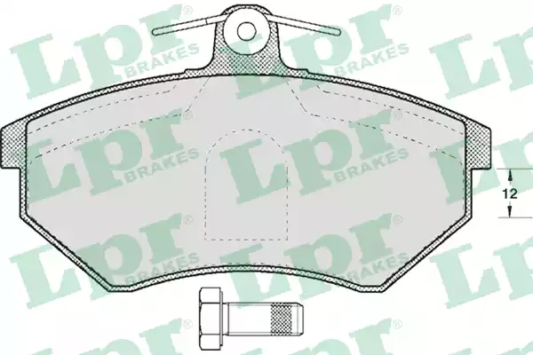 AP (05P613) Колодки тормозные дисковые передн AUDI: 80 82-84, SEAT: CORDOBA 93-96, IBIZA II 93-99, TOLEDO I 91-99, VW: CORRADO 89-95, GOLF I Cabriolet 82-93, GOLF II 83-91, GOLF III