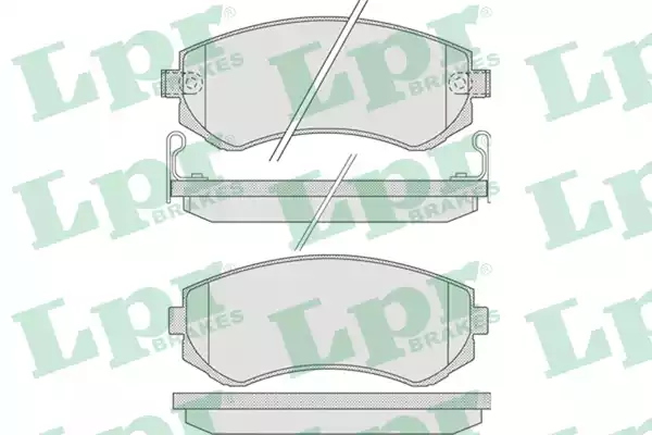 AP (05P856) Колодки тормозные дисковые задн NISSAN: PATROL GR II 97-