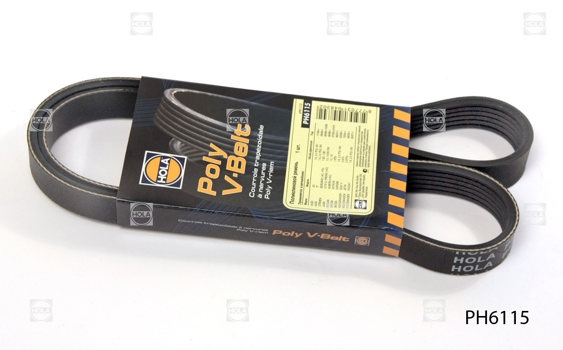 HOLA (PH6115) Ремень п/к 6PK1115/6PK1113 AC(+)