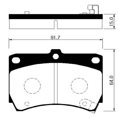 HSB (HP1002) Колодки передние
