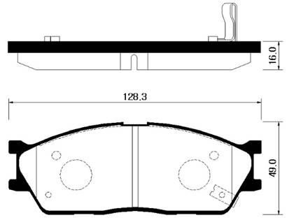 HSB (HP1022) Колодки тормозные