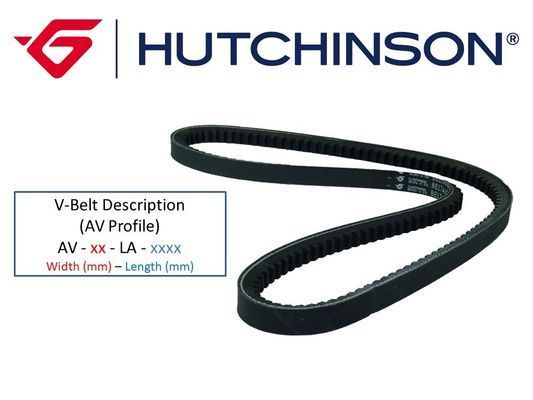 HUTCHINSON (AV115LA790) Ремень клиновой