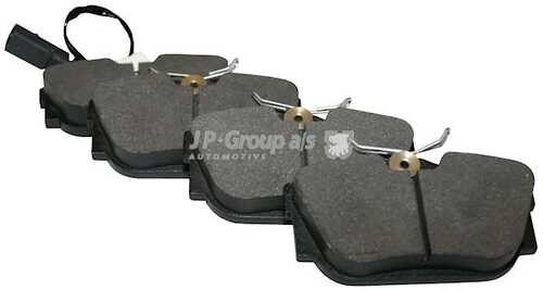 JP GROUP (1163706110) Колодки тормозные VOLKSWAGEN T4 96>/SHARAN 00>/GALAXY R16 00>06 (1 датчик) зад.