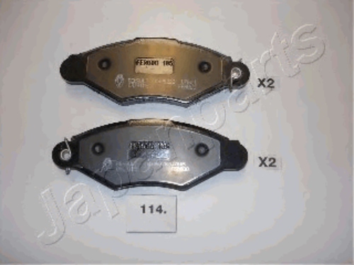 JAPANPARTS (PA114AF) Колодки тормозные NISSAN KUBISTAR 03- передн.