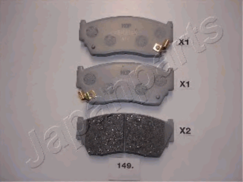 JAPANPARTS (PA149AF) Колодки передние дисковые NISSAN Sunny