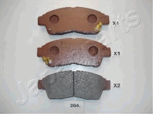 JAPANPARTS (PA264AF) Колодки торм.пер.